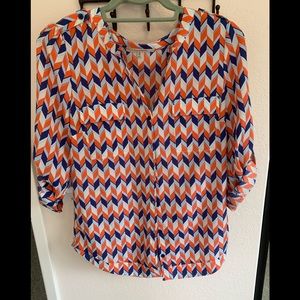 Hawthorn Chevron Blouse.